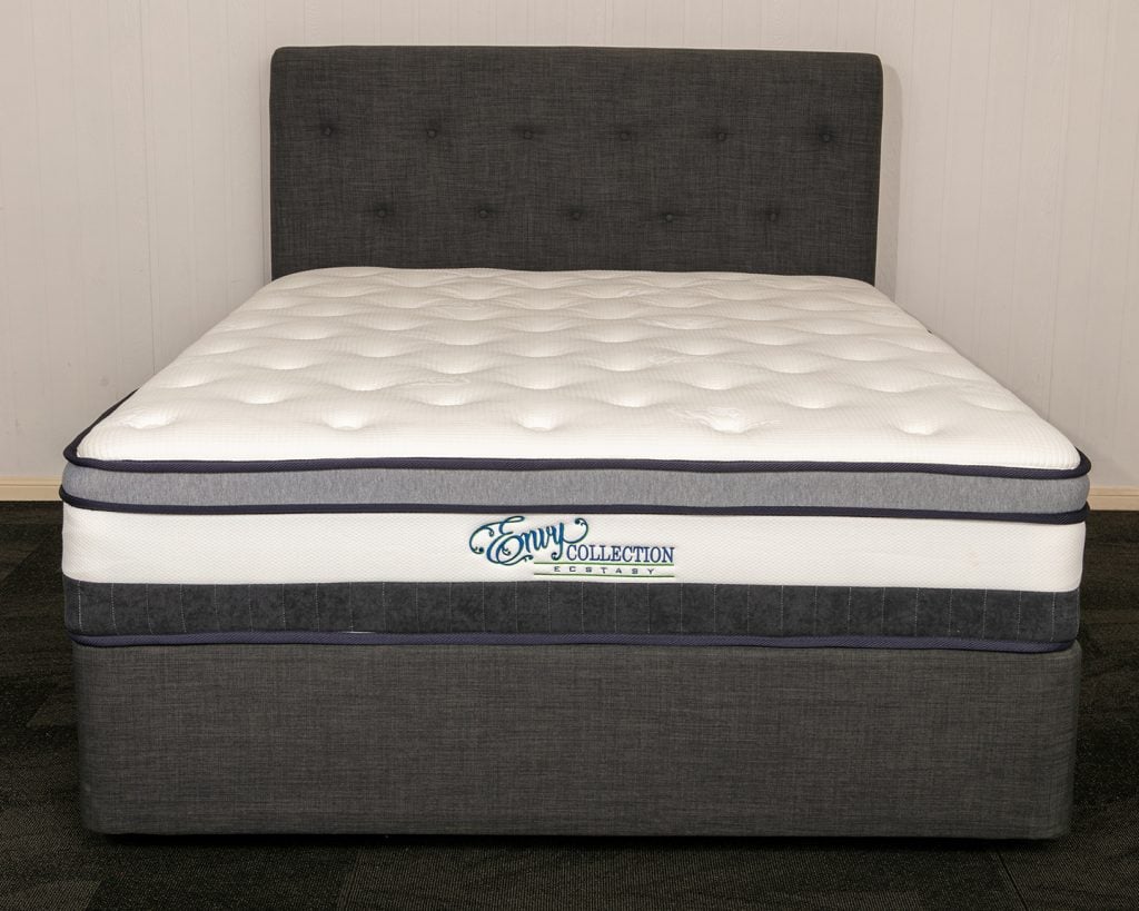 mattress on a bed base